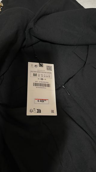 Mono negro de Zara NUEVO