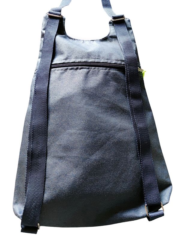 Zaino semi impermeabile Blue World Map