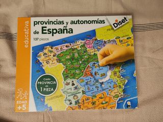 Puzzle del Mapa de España de Provincias y Autonomí