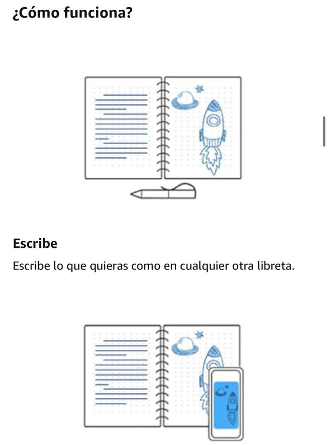 Cuaderno Inteligente Reutilizable A4. App - Nube