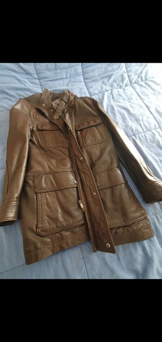 Cazadora cuero Emidio Tucci Talla M