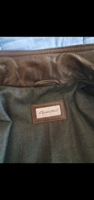 Cazadora cuero Emidio Tucci Talla M