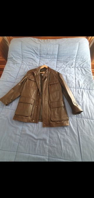 Cazadora cuero Emidio Tucci Talla M