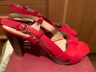 Sandalias Pedro Miralles Talla 40 Rojas