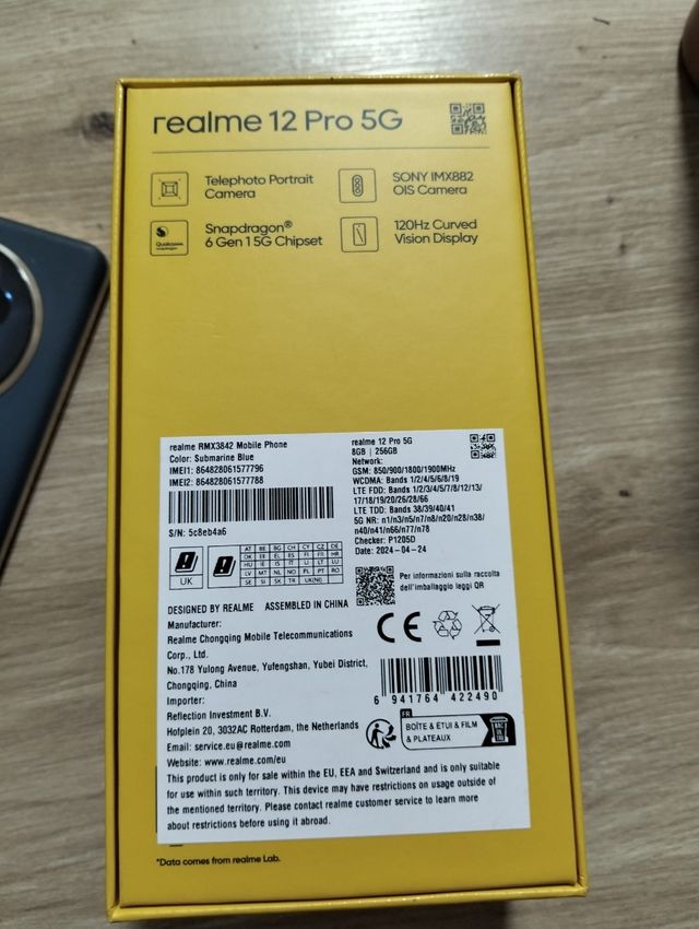 Movil Realme 12 Pro 5G Azul