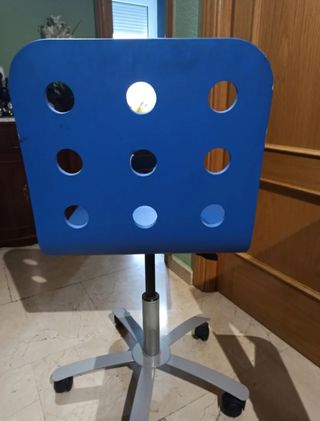 Silla de escritorio Ikea azul