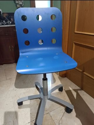 Silla de escritorio Ikea azul