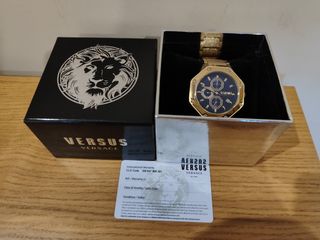 Reloj Versus Versace Dorado y Azul