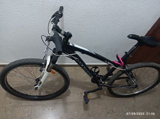 Bicicleta Rockrider Negra
