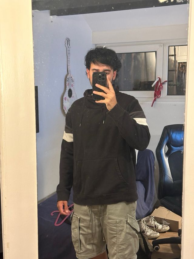 Sudadera Negra Hombre