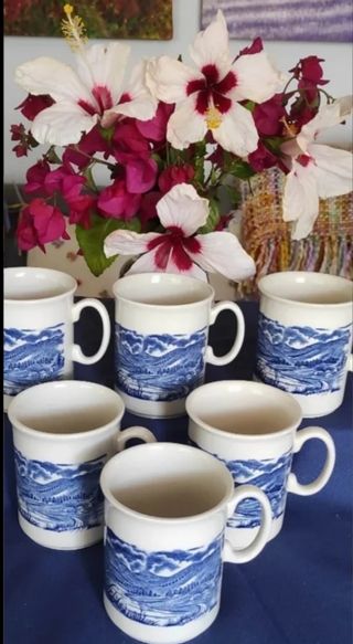 TAZAS GRANDES "EIT" ENGLAND - Set de 6