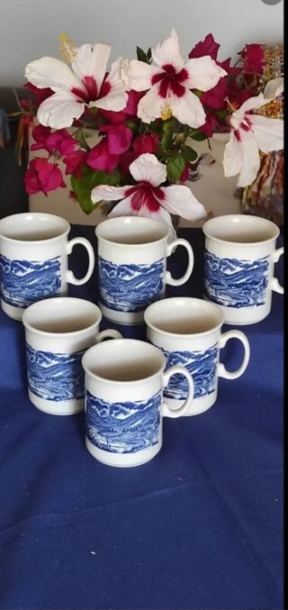 TAZAS GRANDES "EIT" ENGLAND - Set de 6