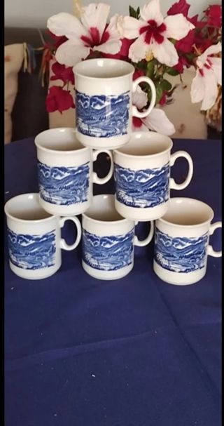 TAZAS GRANDES "EIT" ENGLAND - Set de 6