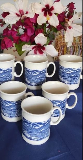 TAZAS GRANDES "EIT" ENGLAND - Set de 6