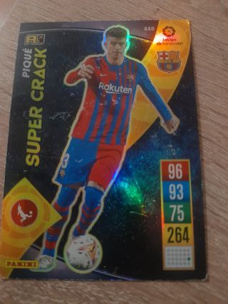 Cromo Fútbol Piqué Super Crack FCB