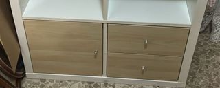modulo cajones y armario kallax