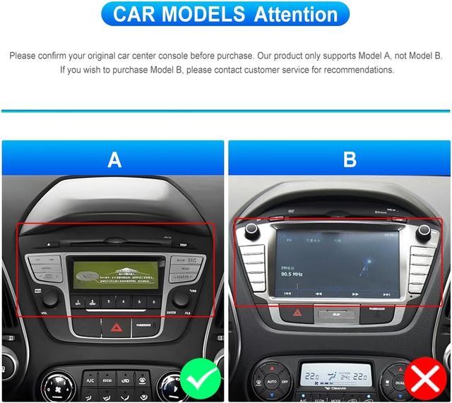 Android 13 Hyundai IX35 2010-2015 Doble DIN