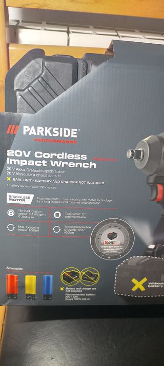 Llave de Impacto Parkside 20V 
