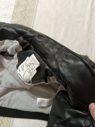 Giubbotto chiodo bimbo nero