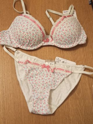 Conjunto lencería Sfera floral