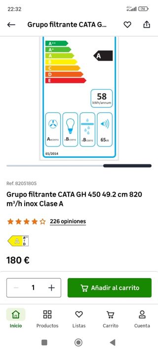 Campana Cata GH450