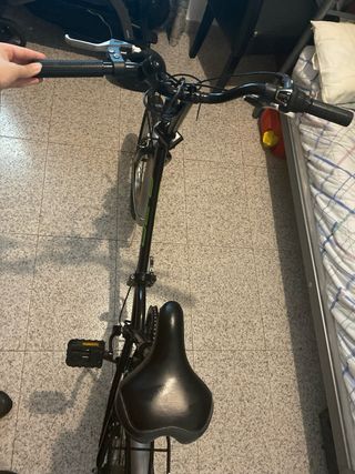 Bicicleta Plegable Negra