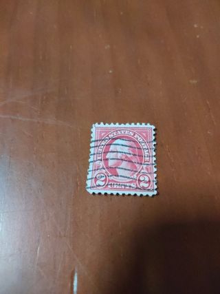 Sello Washington 2 centavos