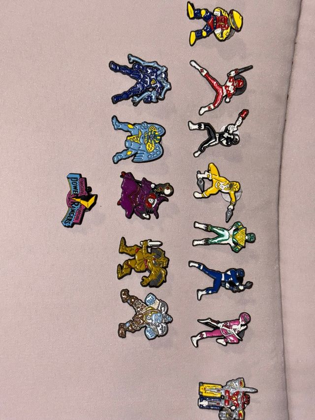 Colección Pins Power Rangers