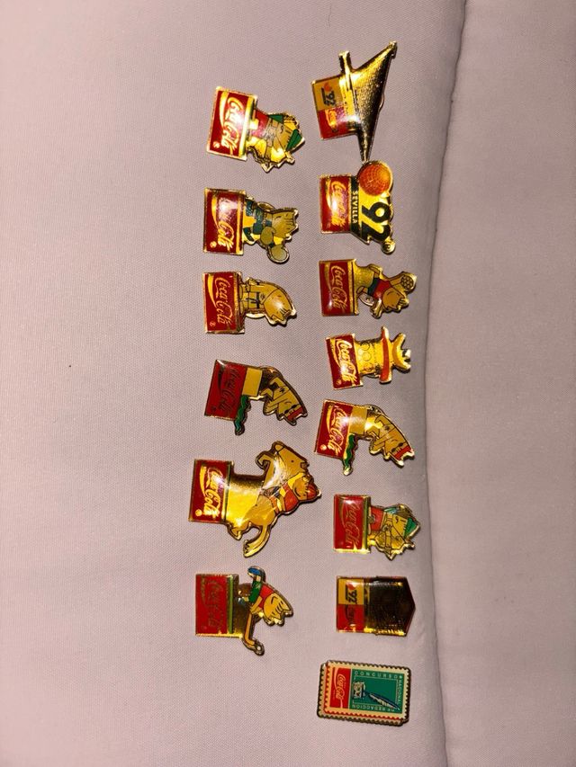 Lote Pins Coca-Cola Olimpiadas Barcelona 92