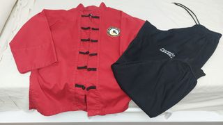 Uniforme Tai Chi Rojo y Negro