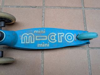 2 Patinetes Micro Mini 3 Ruedas Azul