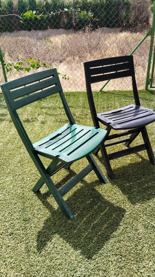 Sillas Plegables Camping/Jardín Plástico