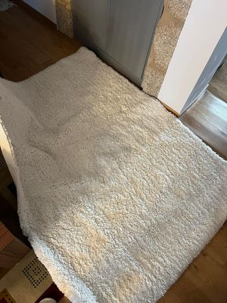Alfombra Nueva Algodón Pelo Largo Zara  200x150