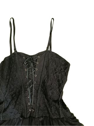 Vestido metalero gótico Dead Threads Talla L 