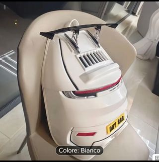 Zaino in plastica bianco