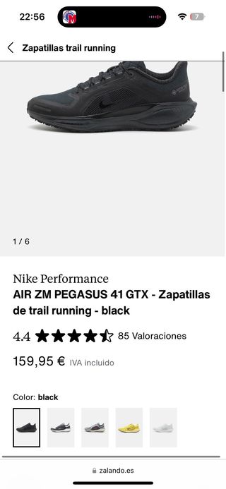 Tenis Nike Air ZM Pegasus Talla 42