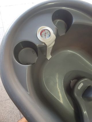 Bañera para bebé con termómetro