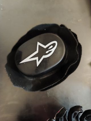 Mono de moto Kawasaki y guantes Alpinestars Tall S
