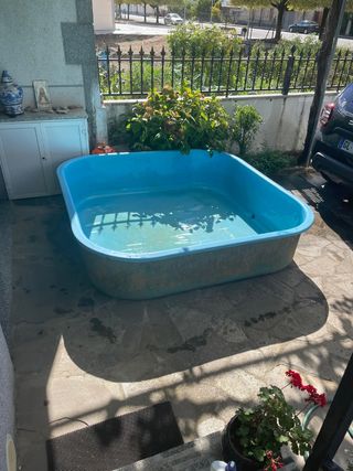 Piscina o estanque de fibra