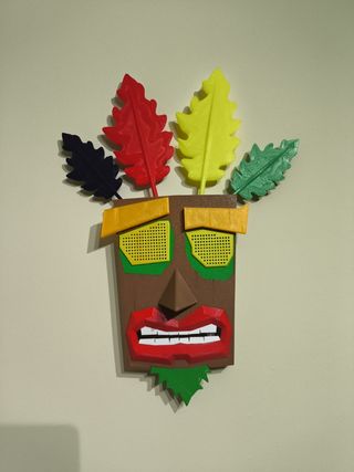 Máscara Crash Bandicoot 3D
