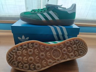 Tenis Adidas Gazelle Indoor Verde Talla 44