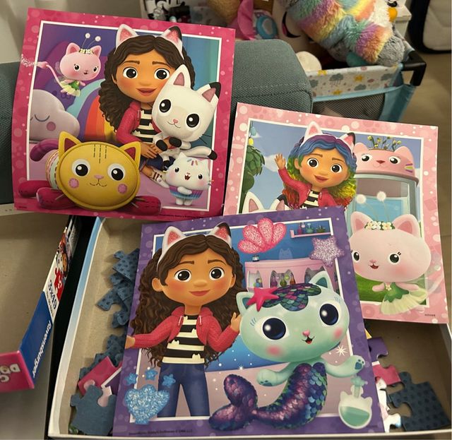 3 Puzzles Gabby's Dollhouse Ravensburger 5+