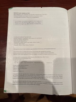 Lengua castellana y Literatura 3 ESO (2019)