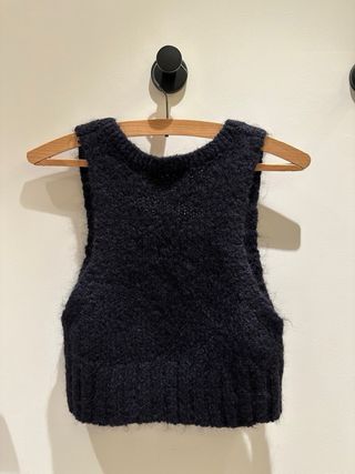 Chaleco de punto ESE O ESE negro talla única
