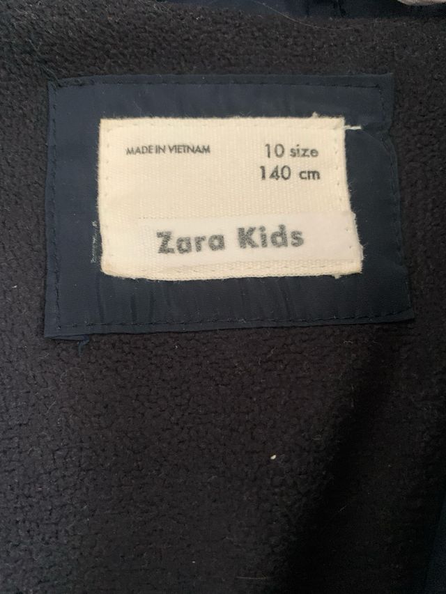 Chaqueta niña azul marino