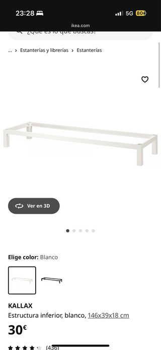 Patas Mueble Ikea Kallax Blanco
precio negociable