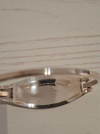 Pulsera Nácar Plata. M.Antigua- Niña o Adolescente