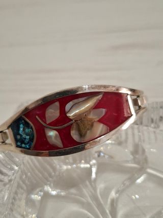 Pulsera Nácar Plata. M.Antigua- Niña o Adolescente