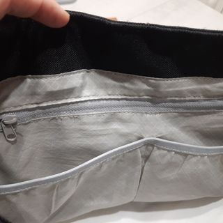 Bolso para carro de bebé negro + cambiador