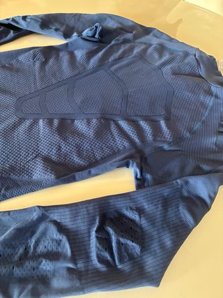 Camiseta Manga Larga Nike Pro Combat Azul Talla M